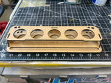 1oz 5 ct Paint / Medicine cup holder & Brush Rest. Assembled