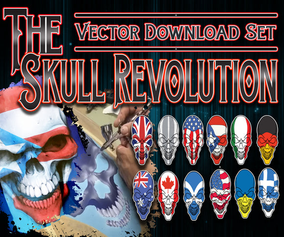 The Skull Revolution Vector Download Set