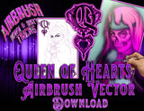 Queen of Hearts Vector Set