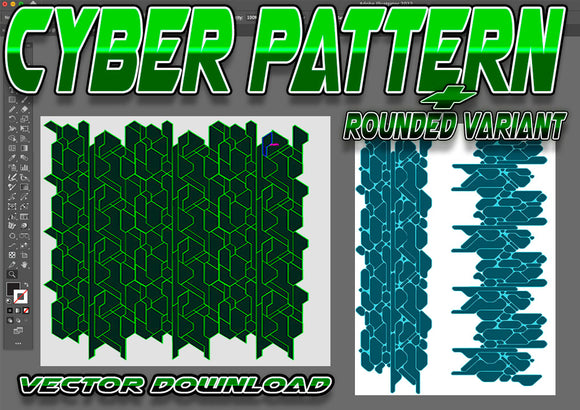 Cyber Pattern 01 Vector Download