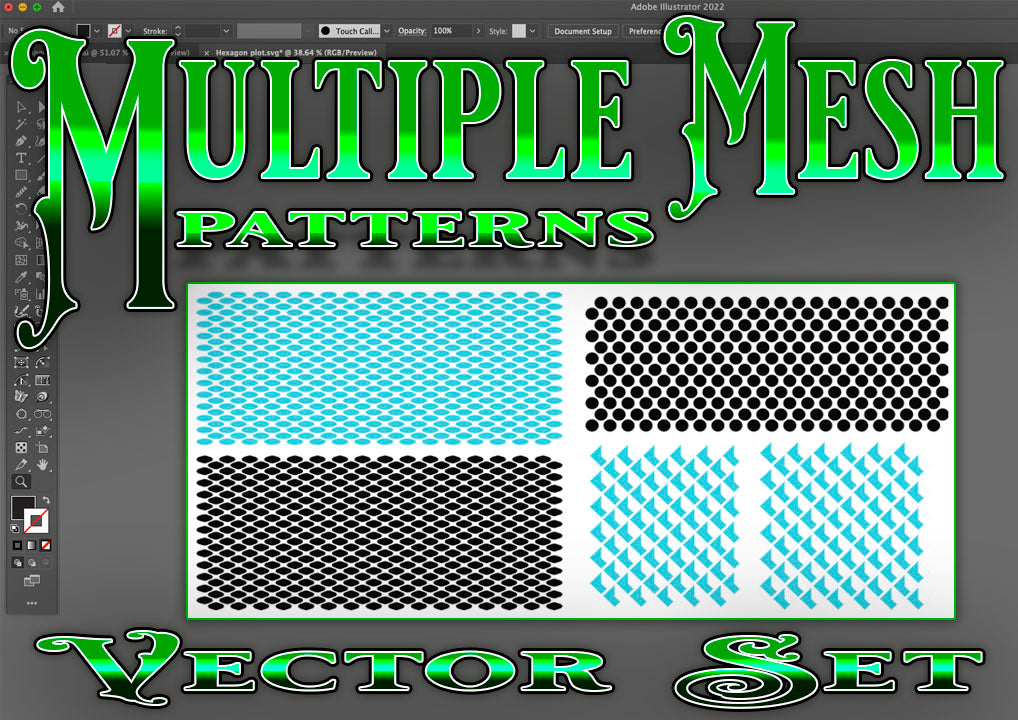 Multiple Mesh Pattern Set – MacKay Fine Art