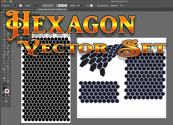 Hexagon Vector Set